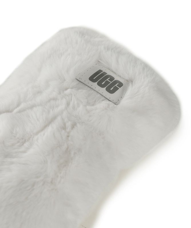 UGG Quilted Faux Fur Mittens