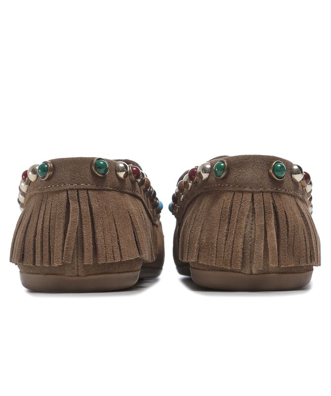 INUOVO Jewel Fringe Moccasins