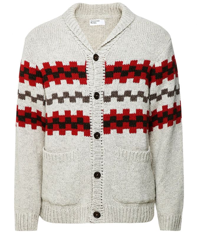 Universal Works Wool Blend New Mex Cardigan