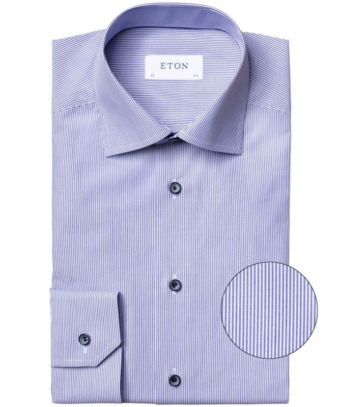 Eton Slim Fit Striped Shirt