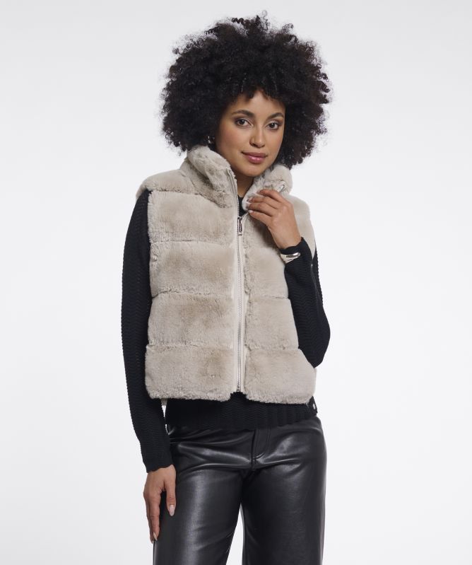 Rino and Pelle May Faux Fur Tank top