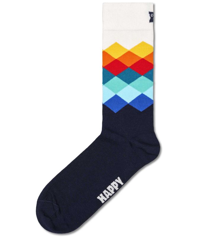 Happy Socks Faded Diamond Socks