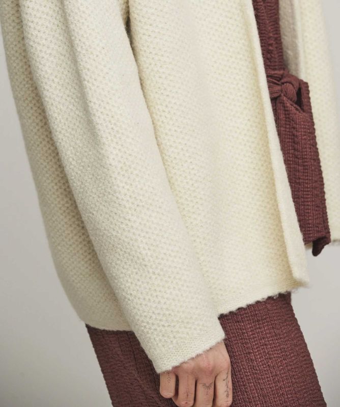 Rino and Pelle Juka Short Knitted Cardigan