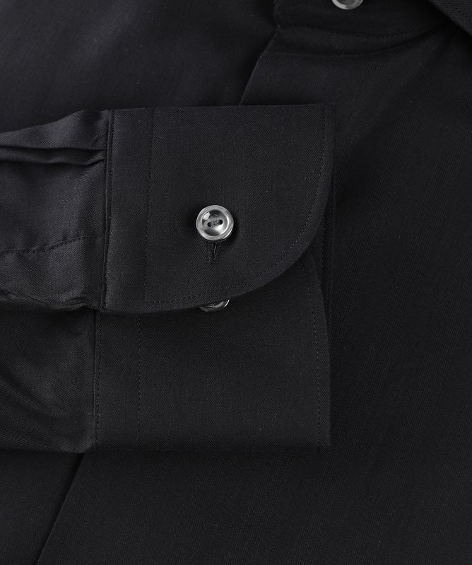 Eton Contemporary Fit Herringbone Flannel Shirt