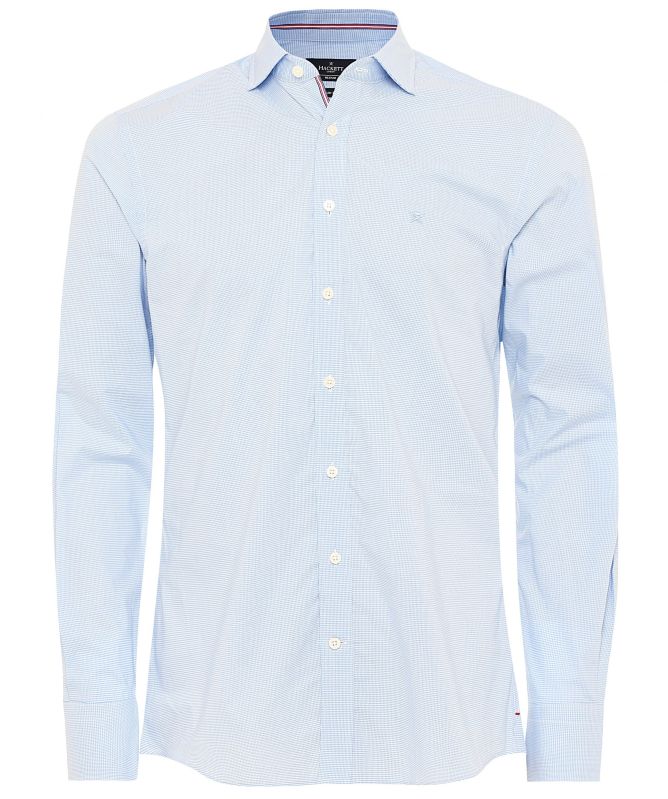 Hackett Slim Fit Micro Puppytooth Shirt