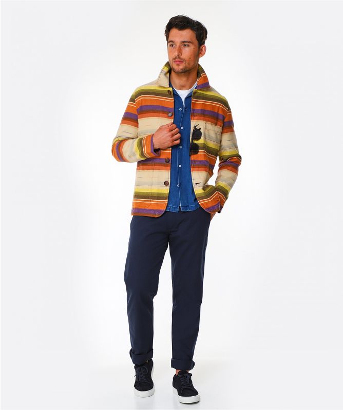 Universal Works Jacquard Mex Bakers Jacket
