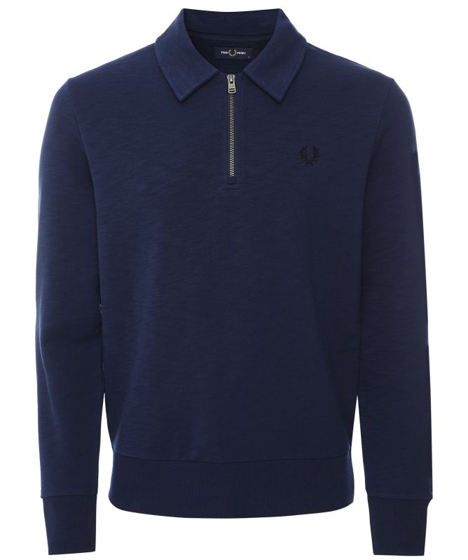 Fred Perry Zip Neck Sweatshirt