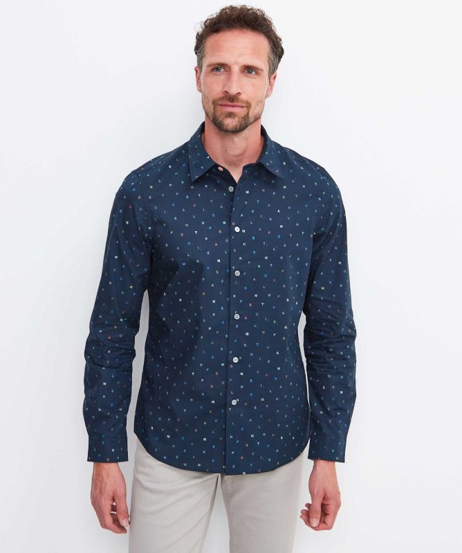 Paul Smith Tailored Fit Letters Shirt