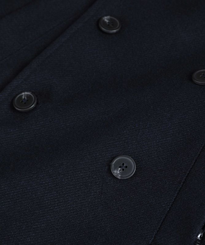 Seinse Double Breasted Peacoat