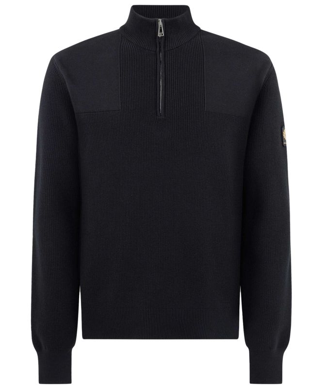 Belstaff Quarter Zip Commander Jumper