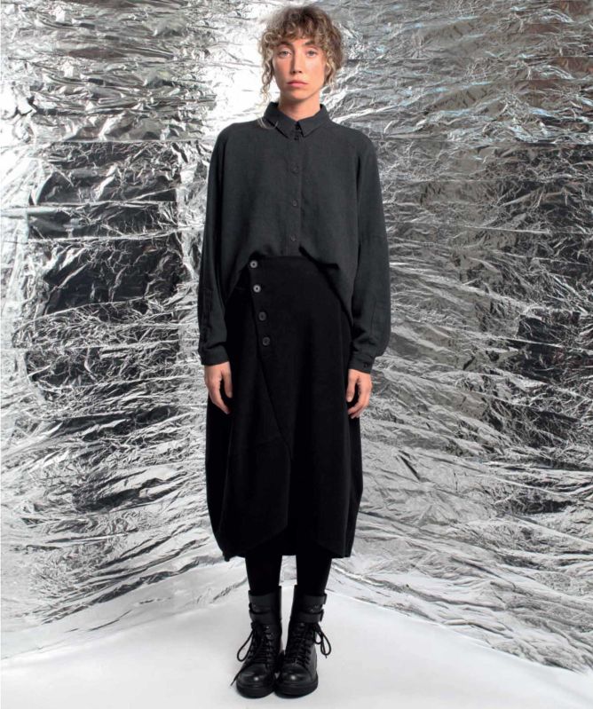 Lurdes Bergada Fleece Midi Skirt