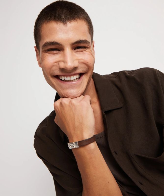 UNOde50 Leather Clasp Bracelet