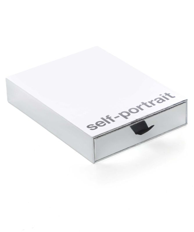 Self-Portrait Gold Crystal Bows Necklace