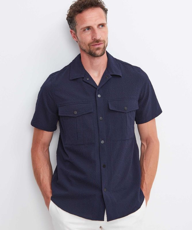 Paul Smith Seersucker Short Sleeve Shirt
