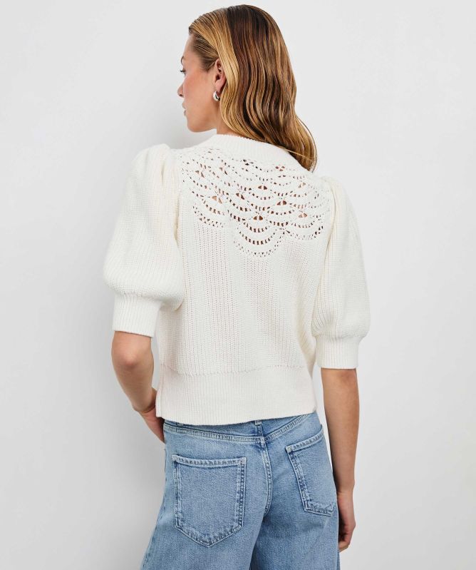 Rails Steph Crochet Knit Top