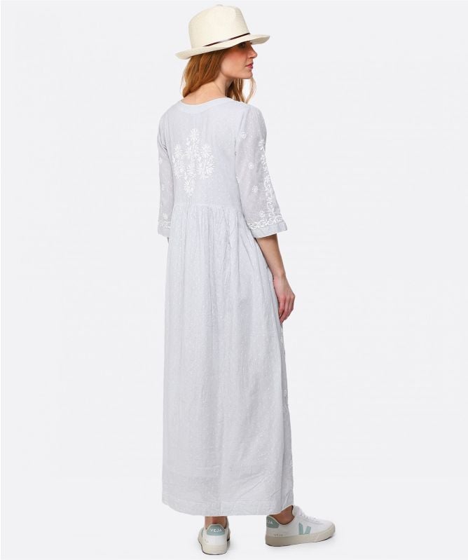 Handprint Dream Apparel Alden Cotton Maxi Dress