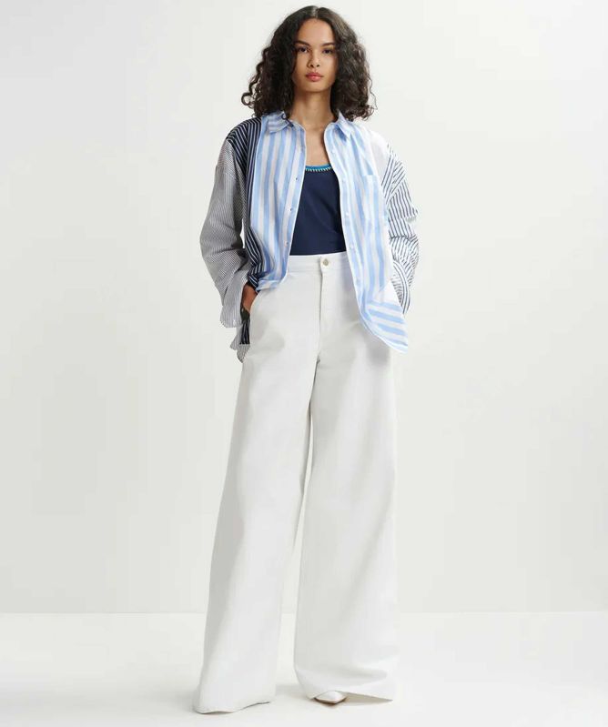 Essentiel Antwerp Hemix Striped Shirt