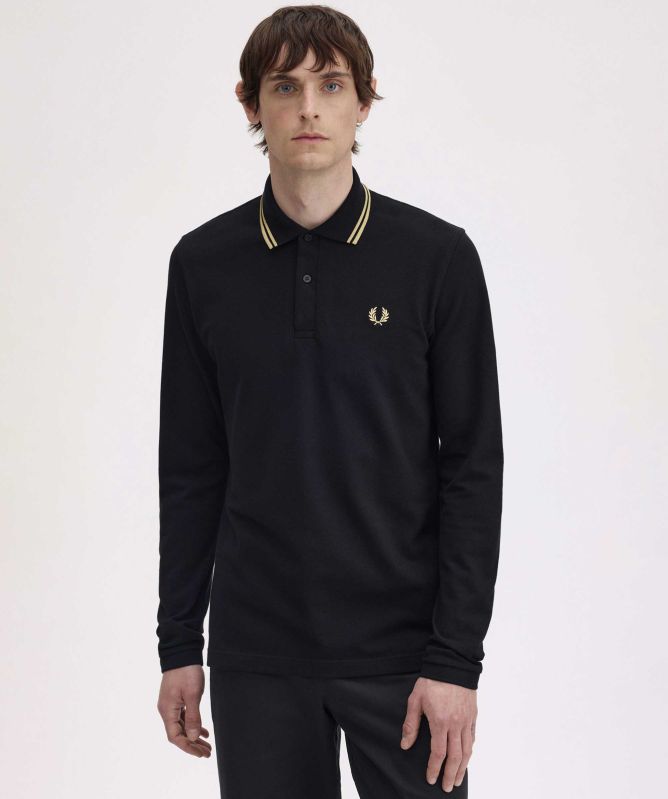 Fred Perry Long Sleeve M1212 Polo Shirt