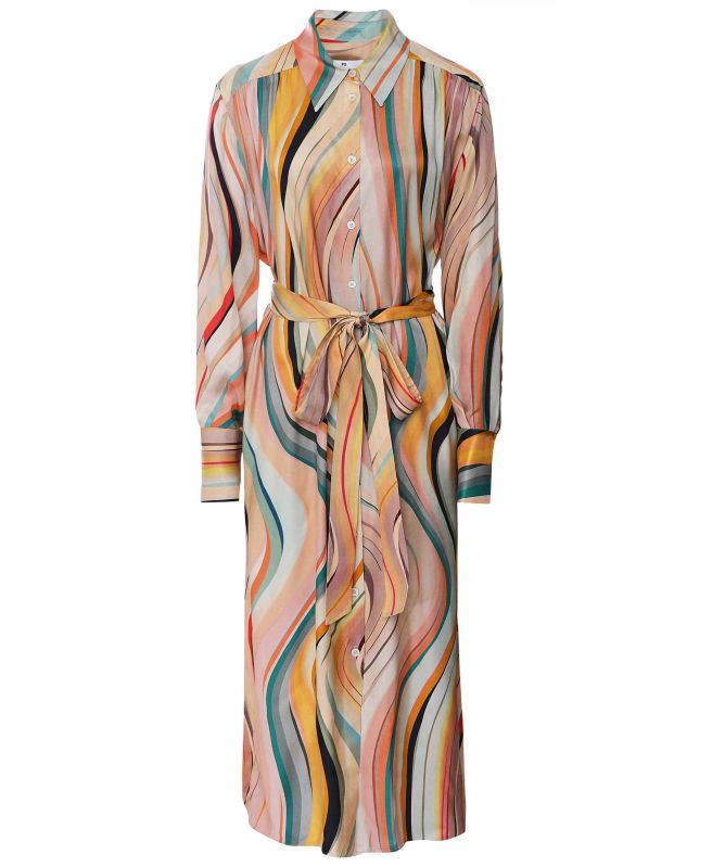 paul smith shirt dress Women's 'Swirl' Black Shirt Dress Paul Smith