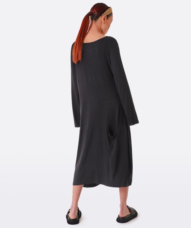 Philomena Christ Black Pocket Detail Jersey Dress | Jules B Philomena Christ Black Pocket Detail Jersey Dress | Jules B