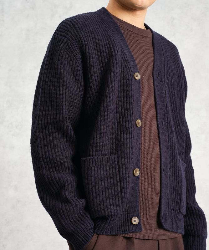 Wax London Rib Stitch Walker Cardigan