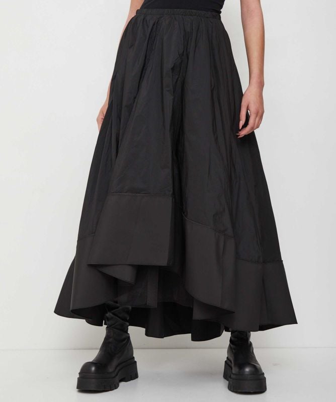 Bize Taffeta Curve Skirt