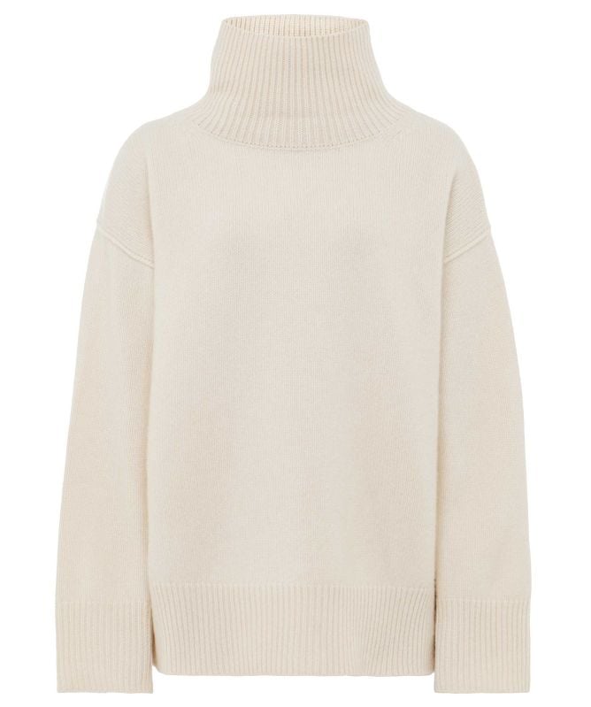 Soft Goat Boyfriend Turtleneck Cashmere Jumper