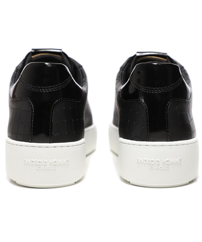 Android Homme Leather Mock Croc Zuma Sneakers
