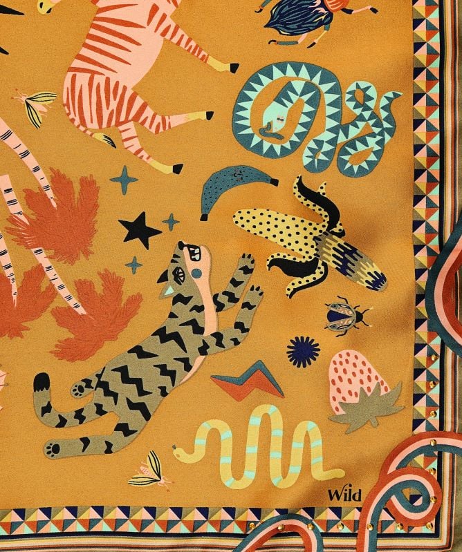 Wild Small Animo Scarf