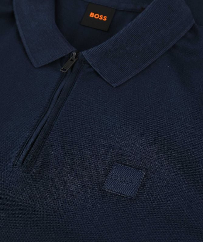 BOSS Slim Fit Passerzip Polo Shirt
