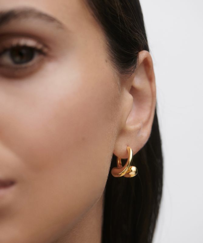 PDPAOLA Loop Hoop Earrings