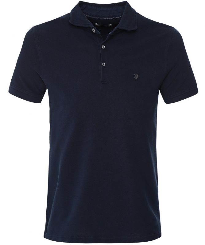 Thomas Maine Cotton Pique Polo Shirt
