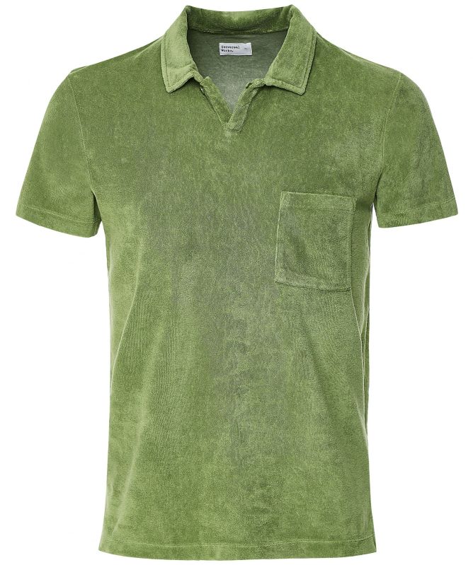 Universal Works Terry Fleece Vacation Polo Shirt