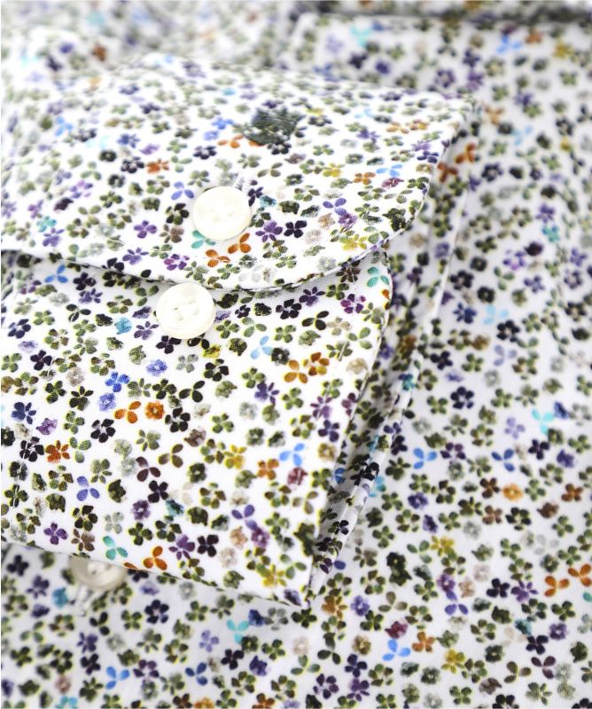 Thomas Maine Tailored Fit Floral Roma Shirt