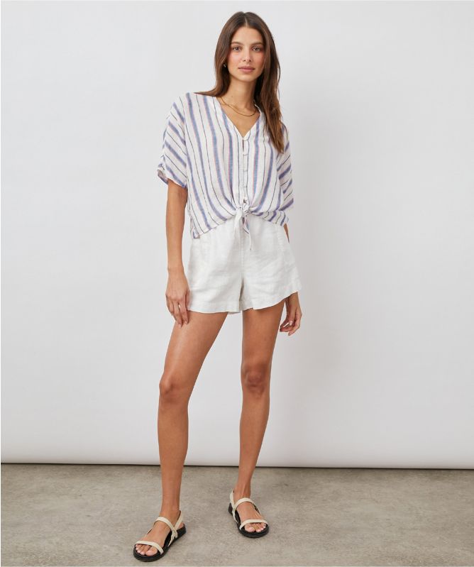 Rails Linen Striped Thea Shirt