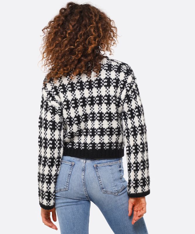 Hayley Menzies Cassidy Alpaca Jacquard Cardigan