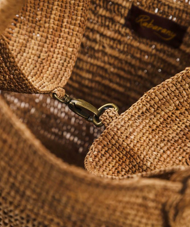 Rabarany Handwoven Raffia Tote Bag
