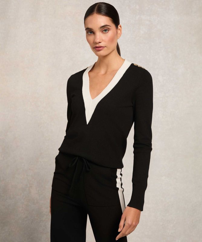 Holland Cooper Macy Knitted Top