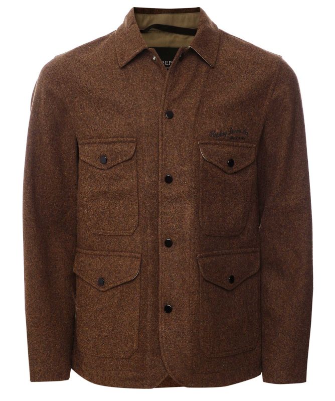 Replay Melton Wool Overshirt