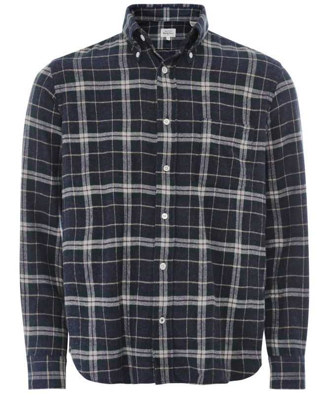Hartford Pitt Checked Flannel Shirt