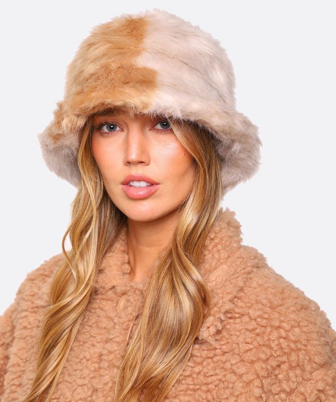Stand Studio Faux Fur Wera Bucket Hat