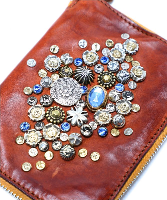 Campomaggi Small Embellished Leather Purse