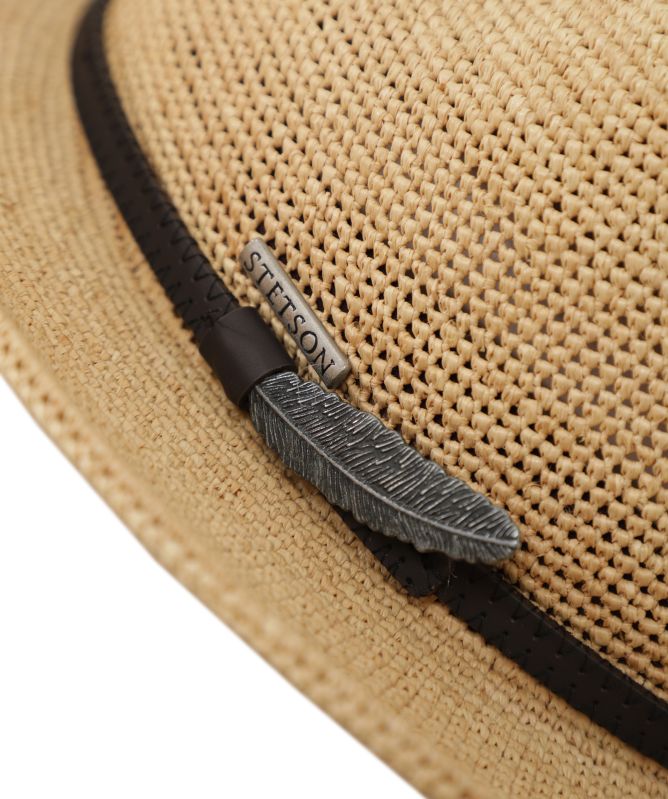 Stetson Raffia Crochet Fedora