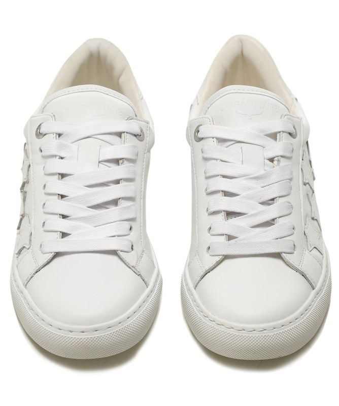 Zadig and Voltaire Star Smooth Leather Sneakers