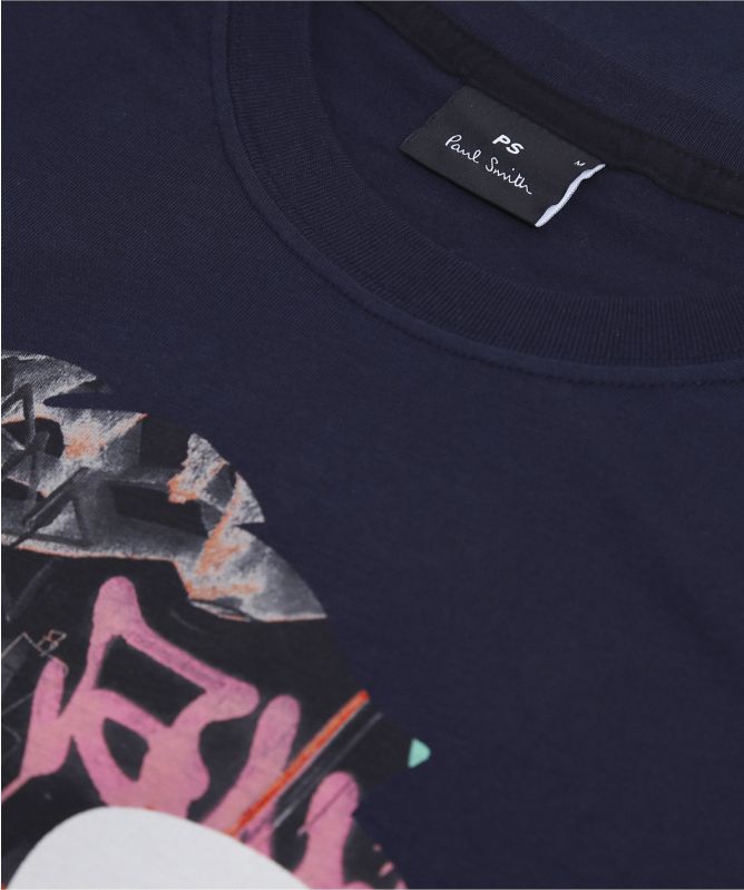 Paul Smith Organic Cotton Graffiti Monkey T-Shirt