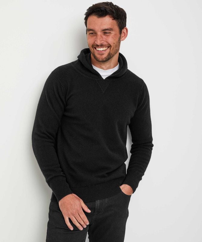 Jules B Lambswool Hooded Jumper