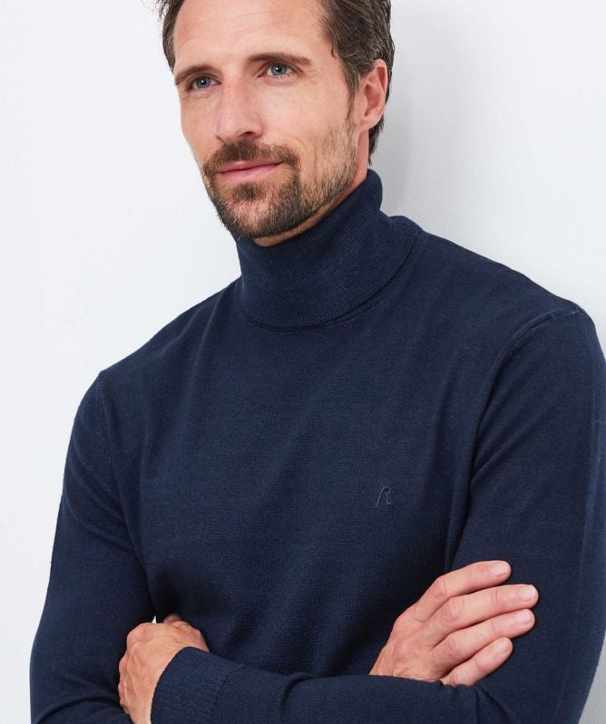 Replay High Neck Mesh Jumper