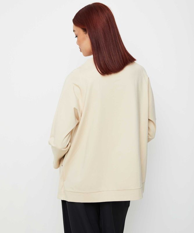 Thanny Cowl Neck Jersey Top