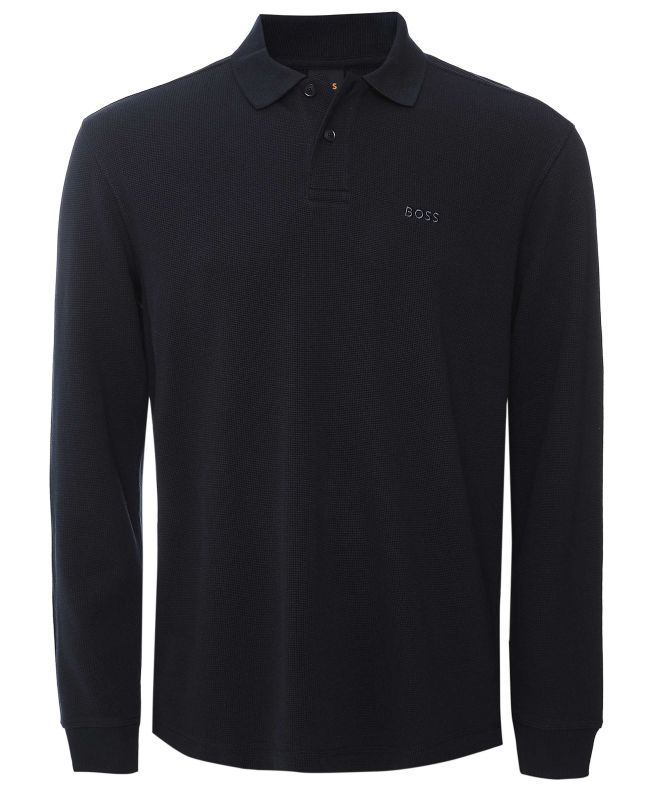 BOSS Waffle Petempestolong Polo Shirt