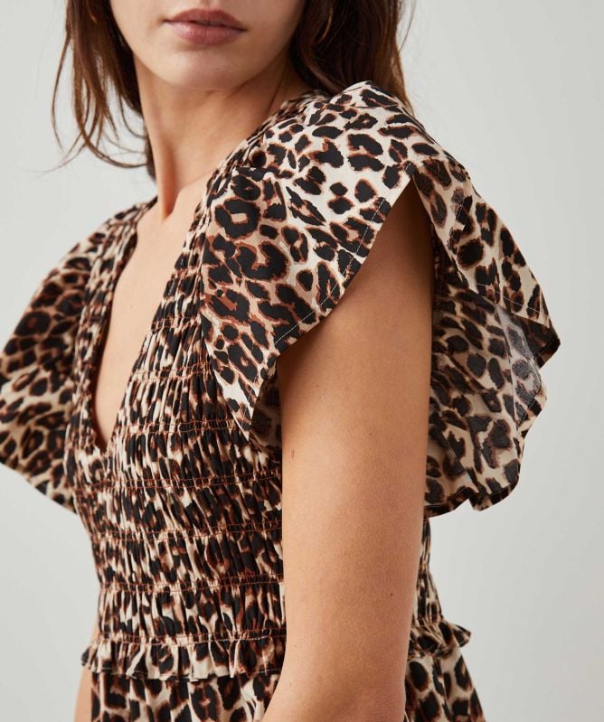 Rails Clementine Leopard Print Dress